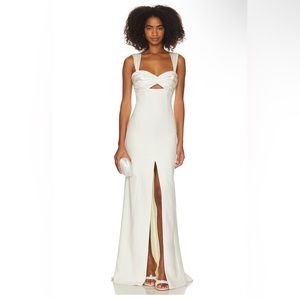 cinq a sept jillie gown in ivory